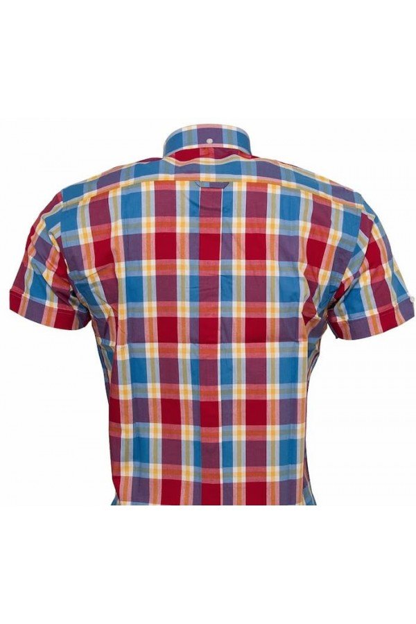 Chemise Relco London CK73 de dos.