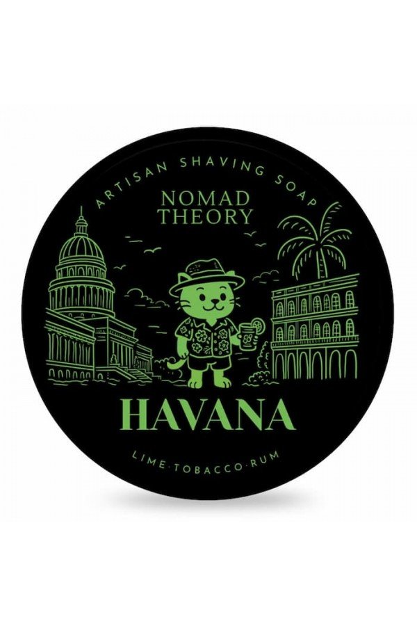 Savon de rasage Nomad Theory "Havana". pot de 150 g.