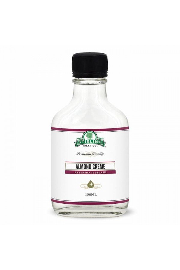 Après-rasage Stirling "Almond Creme" flacon de 100ml.