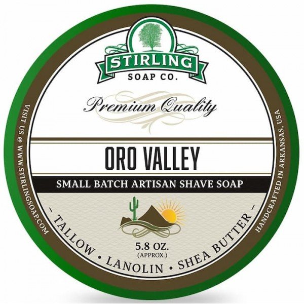 Savon de rasage Stirling "Oro Valley" pot de 170 ml.