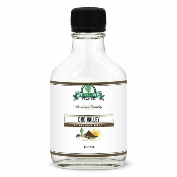 Après-rasage Stirling "Oro Valley". Flacon de 100 ml.