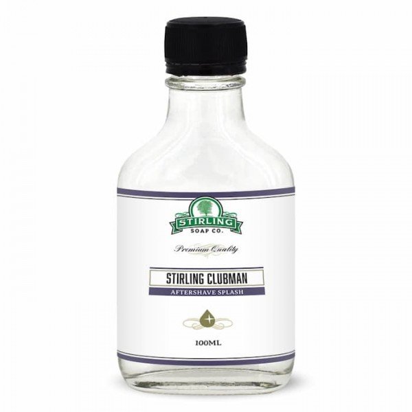 Après-rasage Stirling "Stirling Clubman".  Flacon de 100 ml.