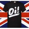 T-shirt Oi! . Style rudeboy ska anglais. Noir grand logo blanc. Existe en 6 tailles.