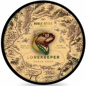 Savon de rasage Noble Otter "lorekeeper". Pot de 118 ml.
