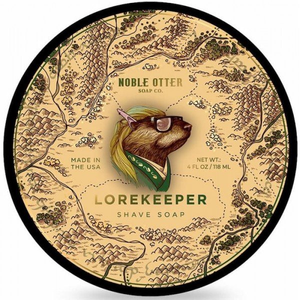 Savon de rasage Noble Otter "lorekeeper". Pot de 118 ml.