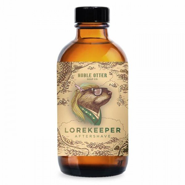 Après-rasage aftershave Noble Otter "Lorekeeper" . Flacon de 118 ml.