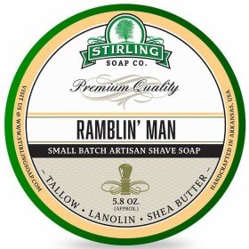 Savon à raser Stirling "Ramblin' Man". Pot de 170ml.