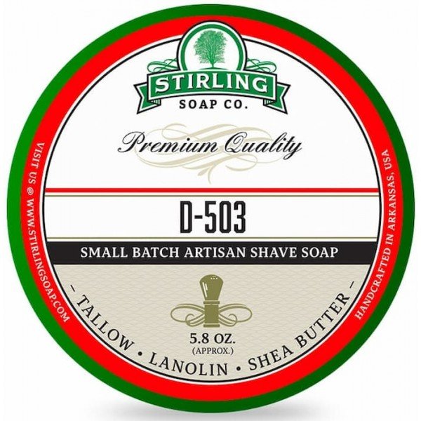Savon de rasage Stirling "D-503".  pot de 170 ml.