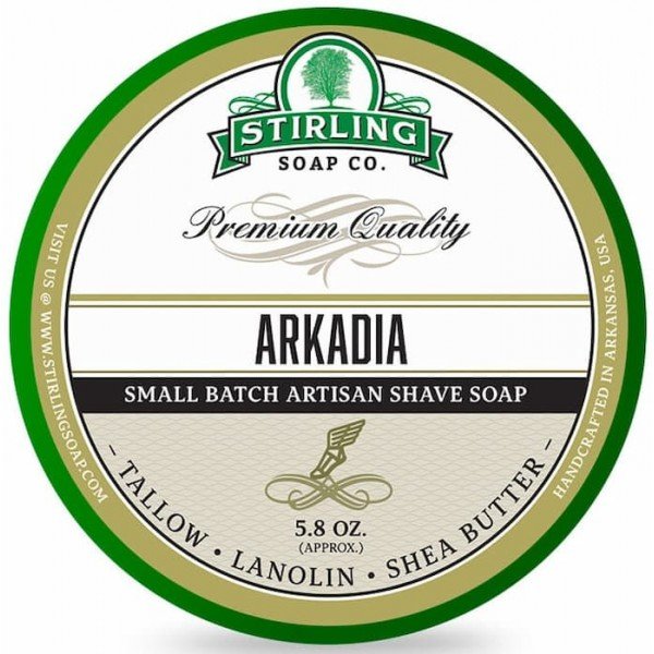 Savon de rasage Stirling "Arkadia". Pot de 170 ml.