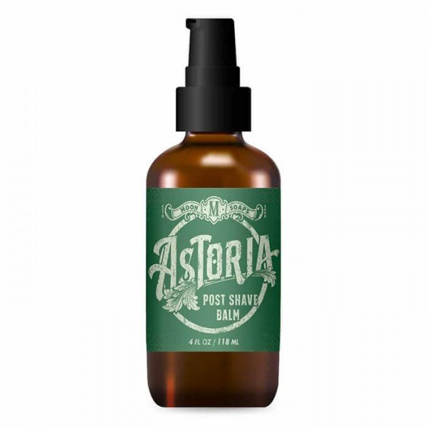 Baume après-rasage Moon Soaps "Astoria". Sans alcool.  Flacon de 118ml.
