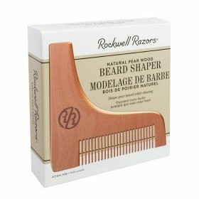 Peigne Guide contour de barbe Rockwell Razors. En bois de poirier.