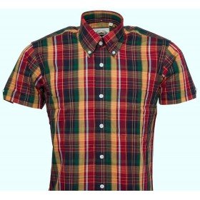 Chemise Relco London STCK 34. Chemise style vintage 100 % coton.