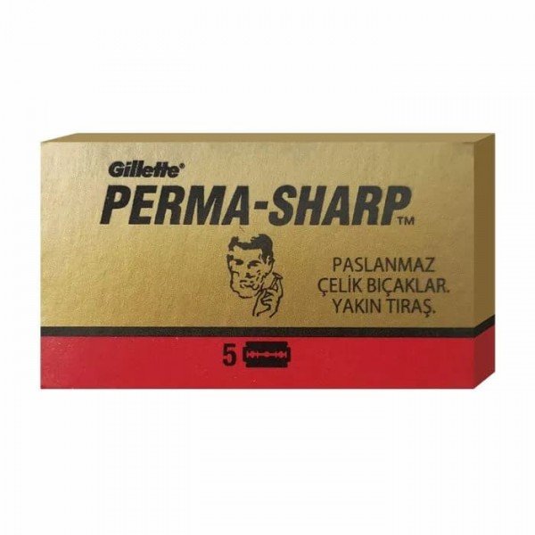 Lames Gillete Perma Sharp pour rasoir de sûreté