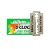 Gillette 7 O'Clock Super Stainless : boite de 5 lames. La plus douce de toute la gamme 7 O'Clock.