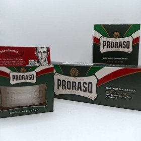 Pack fraicheur Proraso Vert rafraichissant et tonifiant