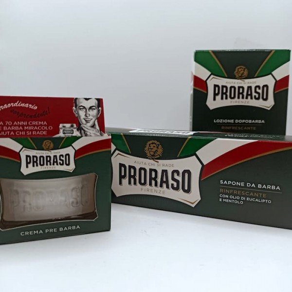 Pack fraicheur Proraso Vert rafraichissant et tonifiant