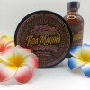 Set rasage Moon Soaps Koa Mahina . Savon 170g et après-rasage 118ml, continuité olfactive totale.