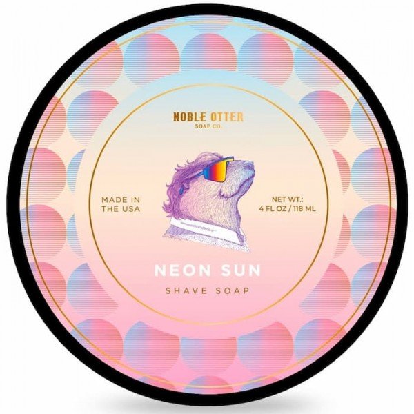 Savon à raser Noble Otter "Neon Sun". 118 ml.