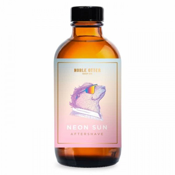 Après-rasage Noble Otter "Neon Sun" . Flacon de 118 ml.
