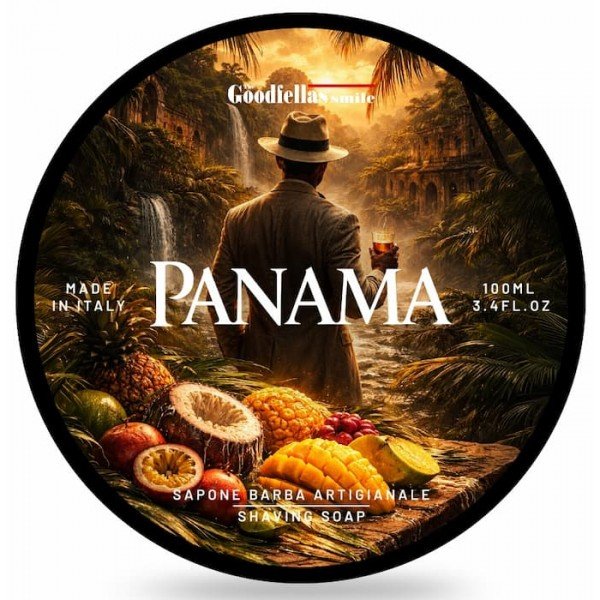 Savon à raser The Goodfellas' Smile "Panama". pot de 100 ml.