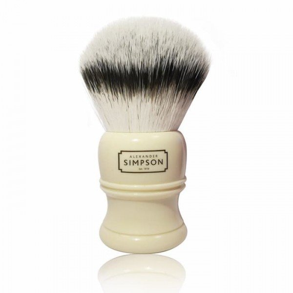 Blaireau Simpson "Trafalgar T3". Poils synthetiques. Touffe / nœud 26 mm