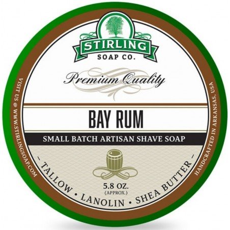 Savon à raser Stirling "Bay Rum". 170 ml.