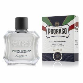 Baume après-rasage Proraso bleu. A l'aloe vera, idéal pour les peaux sèches.