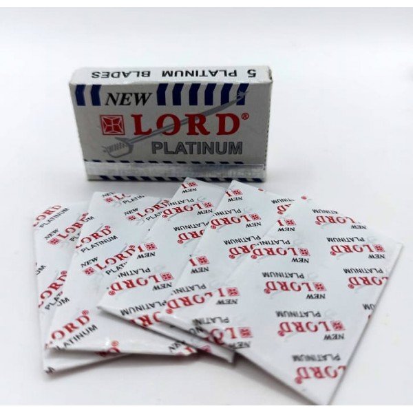 Lames Lord Platinum, boite de 5 lames de rasoir de sûreté