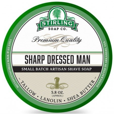 Savon à raser Stirling "Sharp Dressed Man". 170ml.