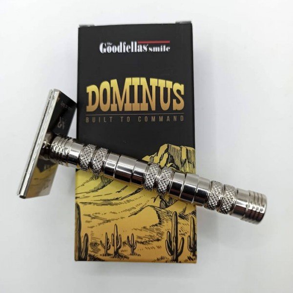 Rasoir de süreté Domunis de The Goodfellas Smile. En laiton crhomé usiné CNC.