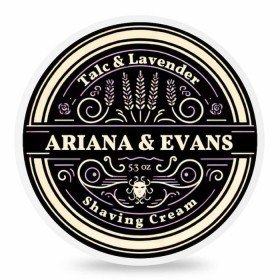 Savon de rasage Ariana & Evans "Talc  Lavender".  Pot de 157 ml
