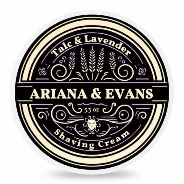 Savon de rasage Ariana & Evans "Talc  Lavender".  Pot de 157 ml