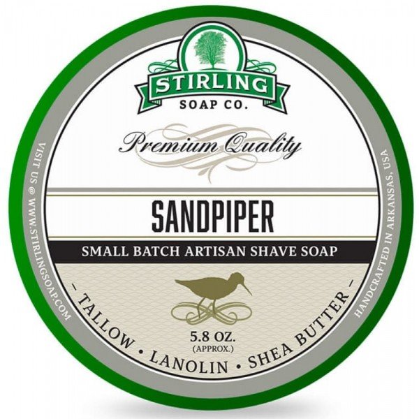 Savon de rasage Stirling "Sandpiper". Pot de 170 ml.