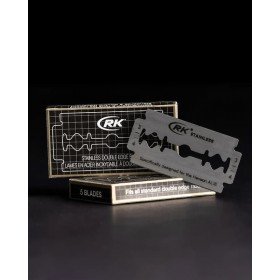 Boite de 5 lames RK pour  rasoir de sûreté.