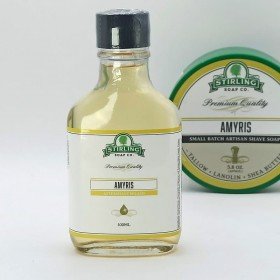 Flacon d' Apres-rasage Stirling Amyris , le complément parfais du savon du même nom