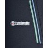 Polo Lambretta Clothing. Marine bande bleu et bleu fumé
