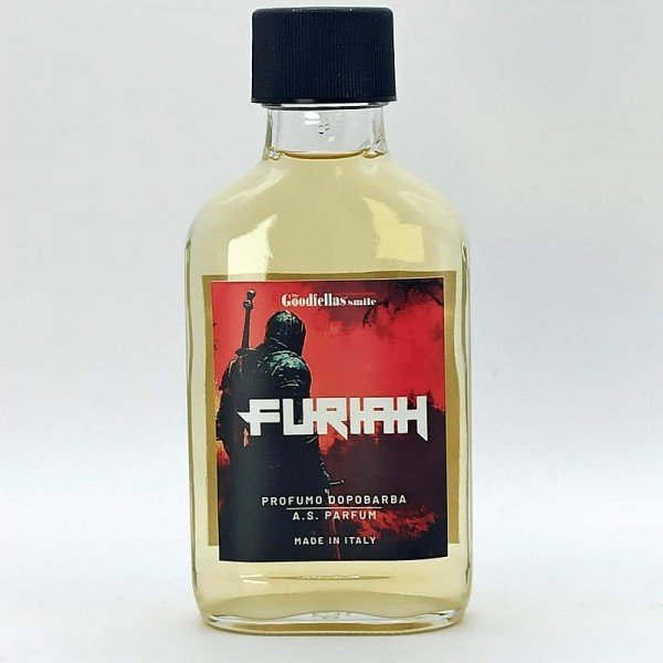 Flacon après-rasage Furiah de The Goodfellas Smile. 100 ML. Fragrances: Cuir, Boisé.