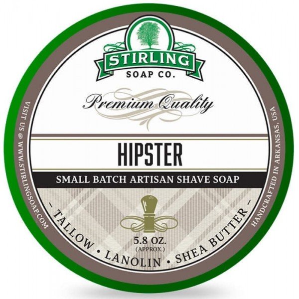 Savon à raser Stirling "Hipster".  Pot de 170 ml.