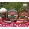 Après-rasage Razorock "Tuscan Oud" + savon à raser Razorock "Tuscan Oud"+ Rasoir Merkur "34C" + blaireau Razorock.