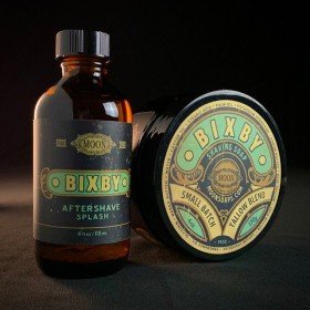 Après-rasage Moon Soaps "Bixby" + savon à raser Moon Soaps "Bixby".