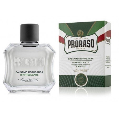 Baume Après-Rasage Proraso, sans alcool, rafraichissant et tonifiant. 100ml.