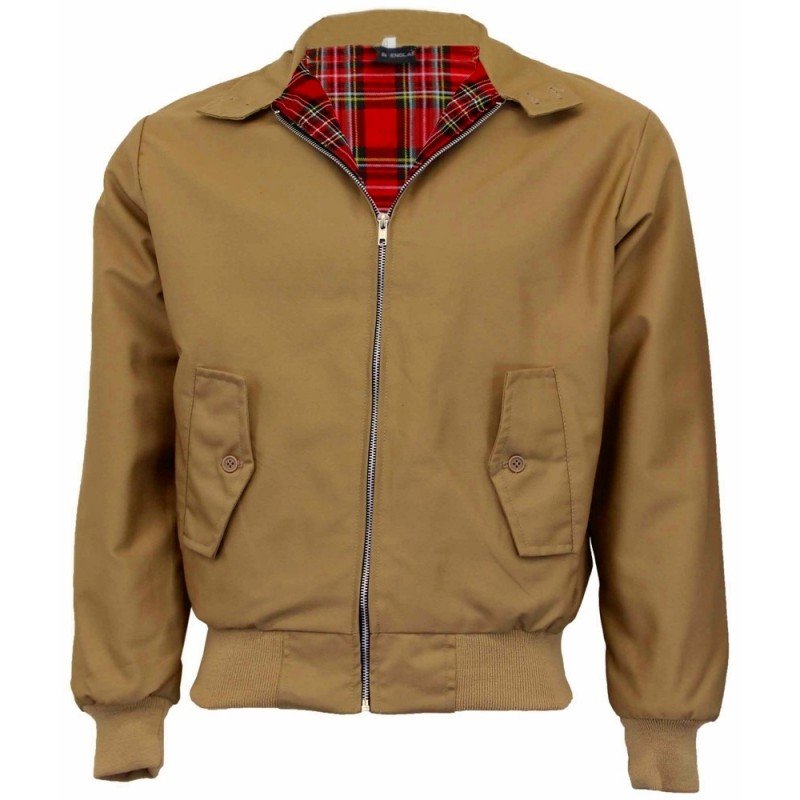 harrington jacket JB Made in England. Camel.