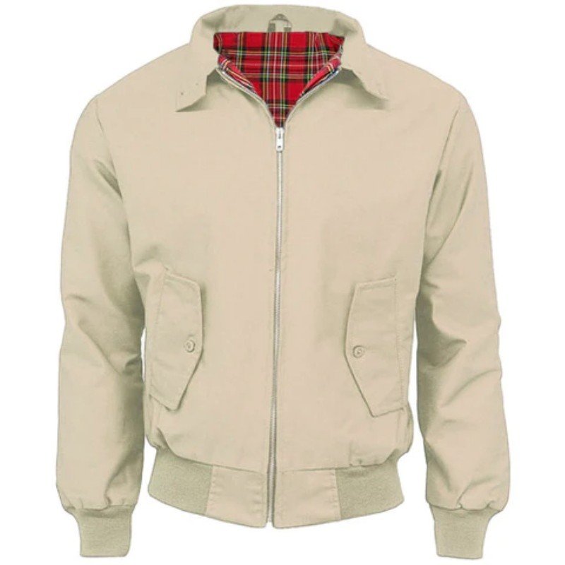 harrington jacket  JB Made in England. Beige.