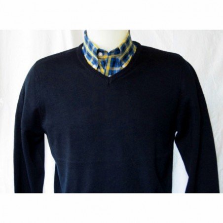 Pull Col V Moonstomp Clothing. Marine.