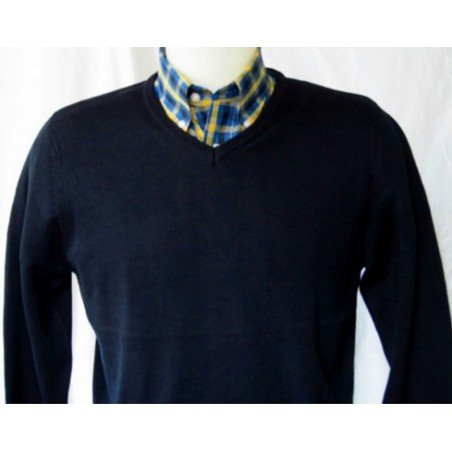 Pull Col V Moonstomp Clothing. Marine.