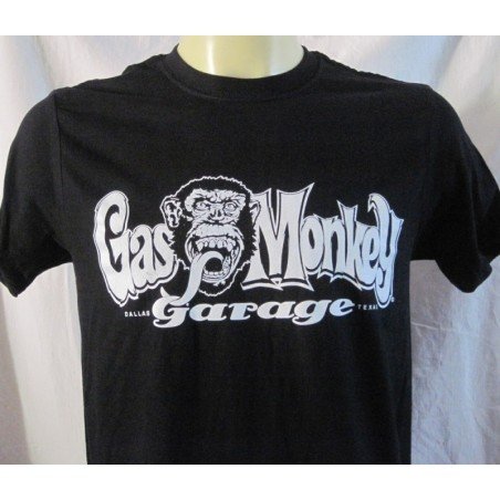 T-shirt Gas Monkey Garage Dallas Texas . T-shirt officiel.