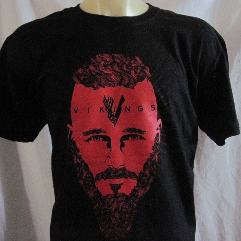 T-shirt Ragnar . T-shirt officiel série Vikings.