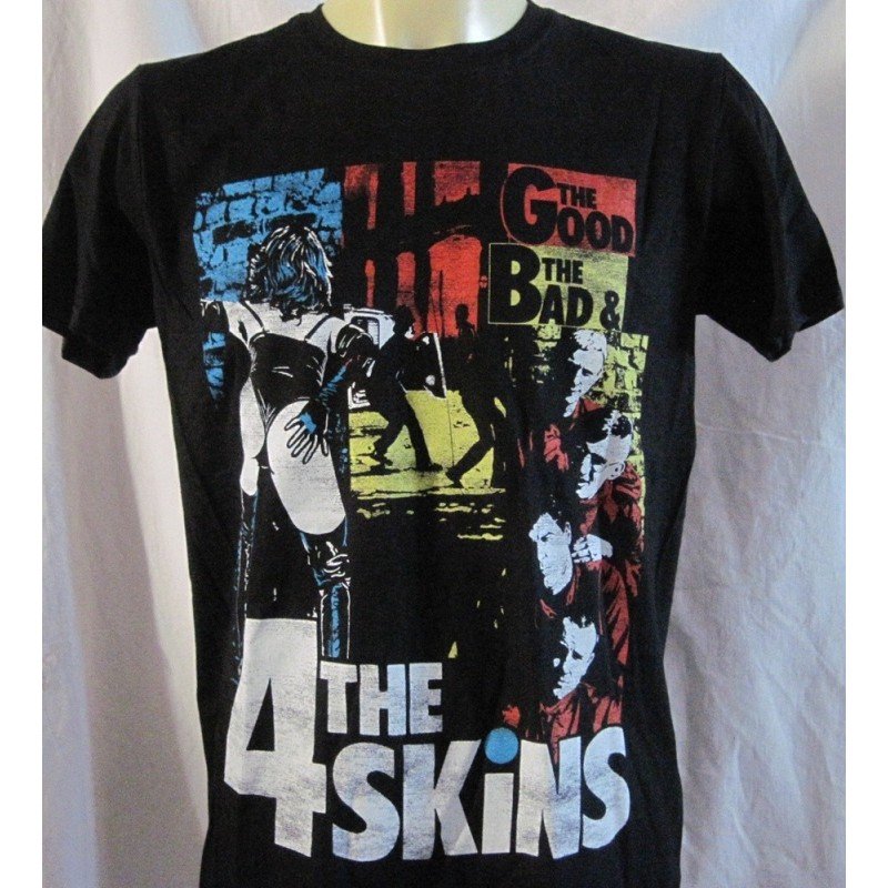 T-shirt The 4 skins "The Good, The Bad and the 4 Skins"
