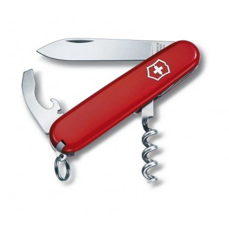 Couteau suisse Victorinox "Waiter". 9 fonctions. Rouge. Tire-bouchon.