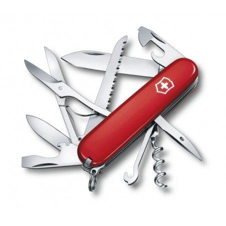 Couteau suisse Victorinox "Huntsman". 16 fonctions. manche rouge.